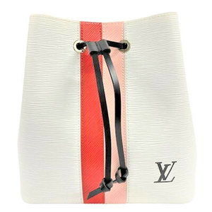 Louis Vuitton NeoNoe Epi LV Shoulder Bag White Pink Red Black
